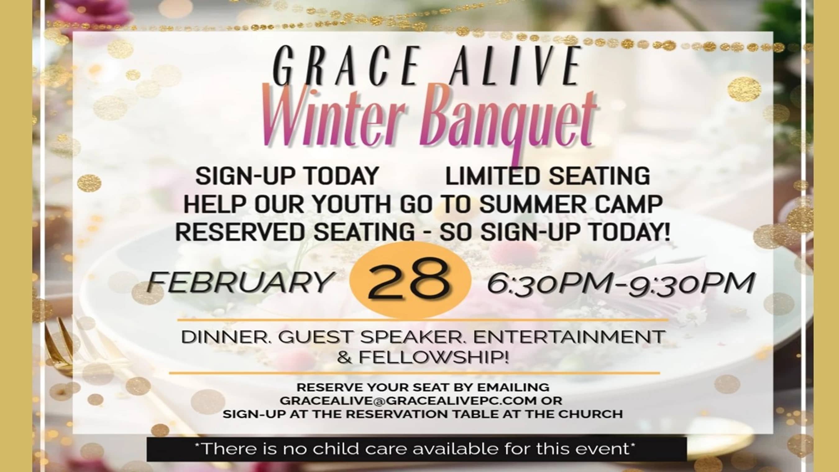 Grace Alive Church Winter Banquet